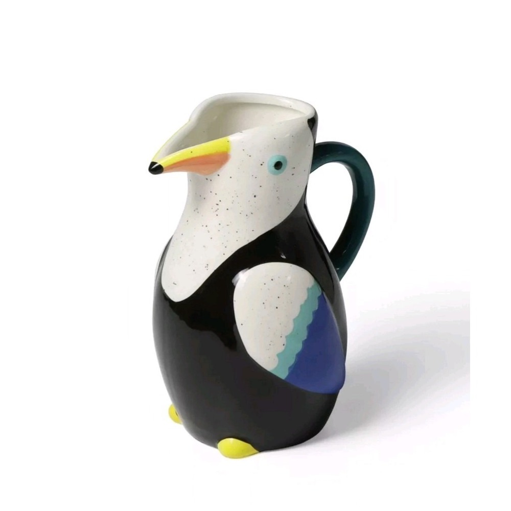 NEW - Target Bullseye Playground Summer Toucan Bird Ceramic Watering Can Vase